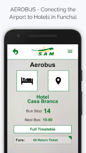 SAM Madeira Bus screenshot 2
