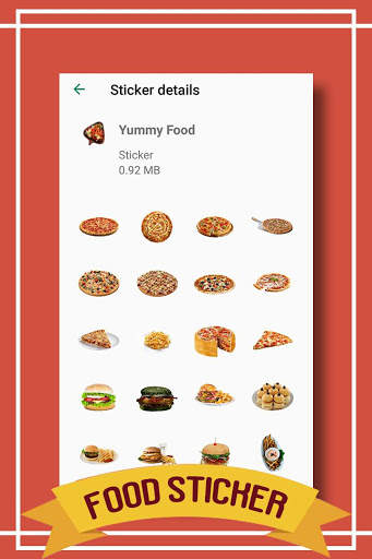 Food Stickers for whatsapp screenshot 5