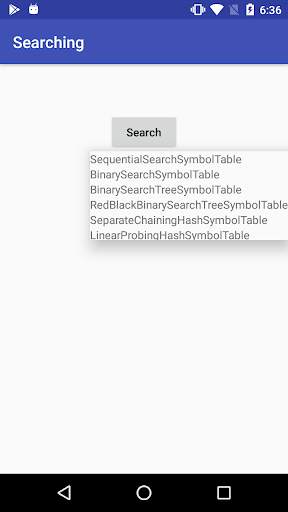 Searching screenshot 1
