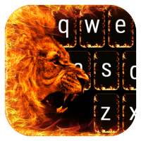 Flame Lion Wallpaper HD Theme logo
