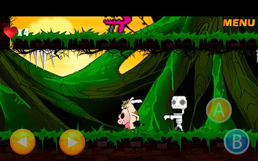 Laser-Cow Adventure platforms screenshot 2