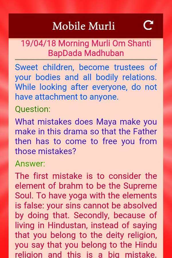 Mobile Murli -BK Daily Murli screenshot 5