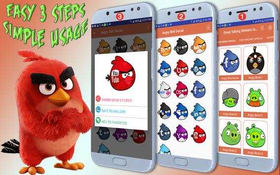 Emoji Angry HD Talking Stickers for Messengers скриншот 1