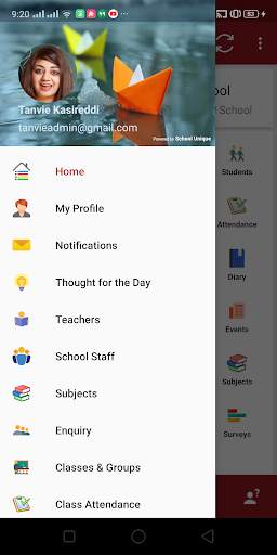 School Unique School App screenshot 1