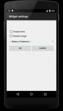 Widget Pokemon screenshot 3