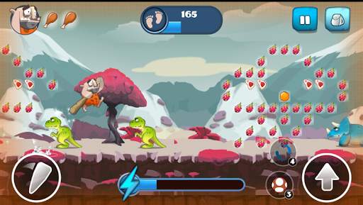 Caveman Dash – Dino Hunter screenshot 2