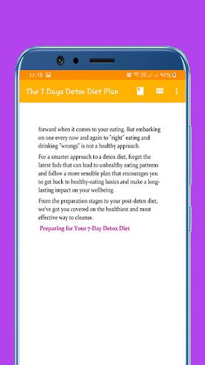 The 7 Days Detox Diet Plan screenshot 3