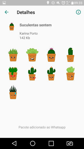 Figurinhas Suculentas para Wha screenshot 1