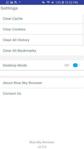 Blue Sky Browser screenshot 3
