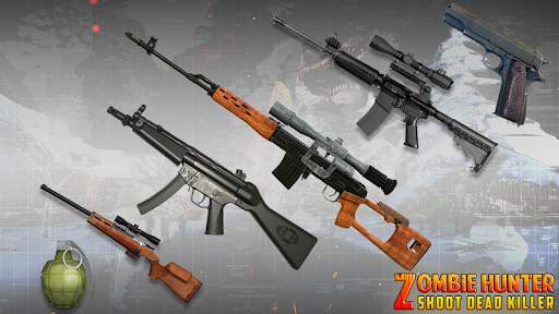 penembakan target serangan zombie screenshot 5
