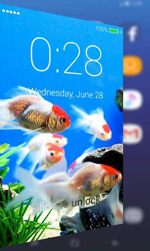 Aquarium Lock Screen Free screenshot 2