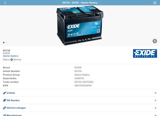 EXIDE Battery Finder screenshot 8