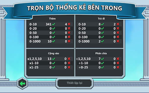 Zeus – Trò chơi toán học screenshot 10