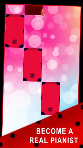 Piano Ladybug Noir Tiles screenshot 3