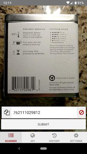 Barcode QR Code Scanner Web API screenshot 1
