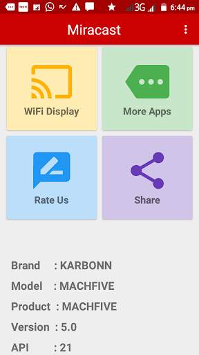 Miracast Screen Mirroring (Wifi Display) скриншот 3