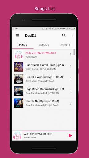 DesiDJ Music Player screenshot 1