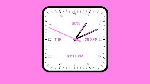 Analog Clock Square screenshot 2