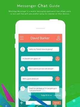 Messenger Guide for whatsapp screenshot 1