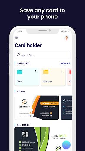 Visiting Card Holder screenshot 1