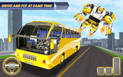 US Bus Robot Car Transform screenshot 2