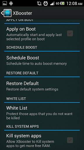 XBooster *ROOT* screenshot 3