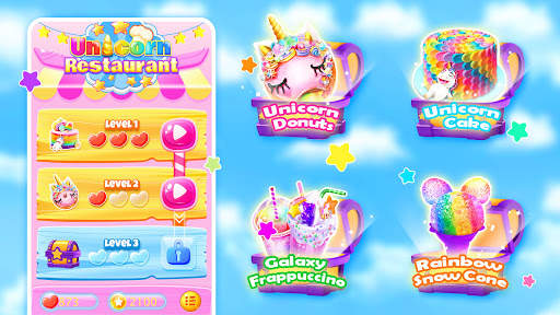 Unicorn Restaurant: Food Games screenshot 3