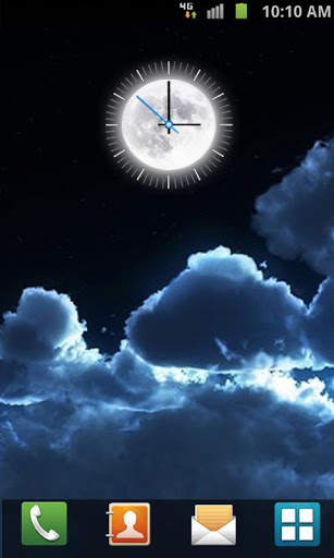 Moon Clock Live Wallpaper screenshot 4