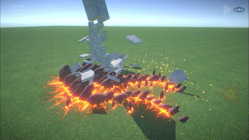 Sandbox destruction simulation screenshot 2