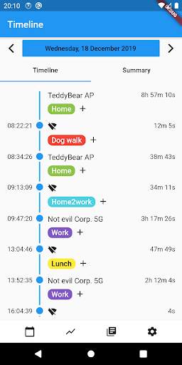 Wifi Time Tracker screenshot 1