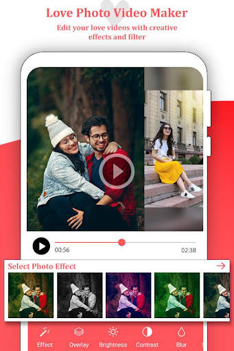 Love Photo Video Maker with Music - Slideshow screenshot 6
