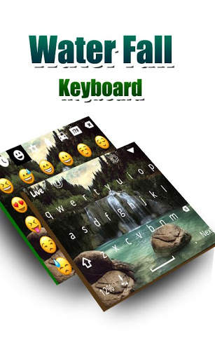 Waterfall Live Keyboard Theme screenshot 1