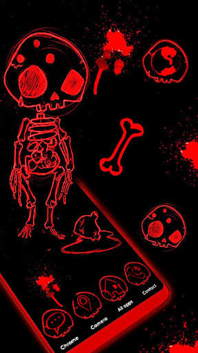 Matchstick, Skull Themes, Live Wallpaper screenshot 1