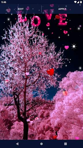 Love Hearts Live HD Wallpaper screenshot 8