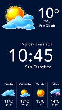 Clock Weather Widget screenshot 5