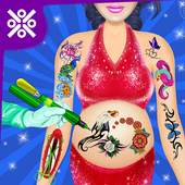 Pregnant Mommy Tattoo Surgery Sim 2018 1.4