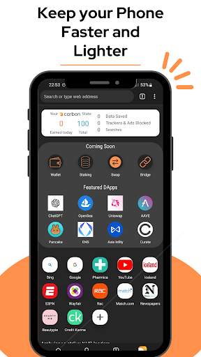 Carbon: Super Fast Browser screenshot 6