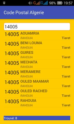 Code Postal Algerie screenshot 2
