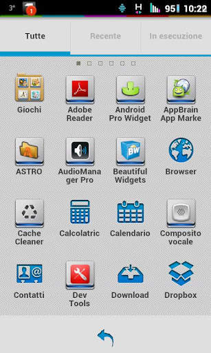 Go Launcher Theme HoloLight screenshot 2