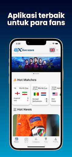 8XScore - skor langsung bola screenshot 1