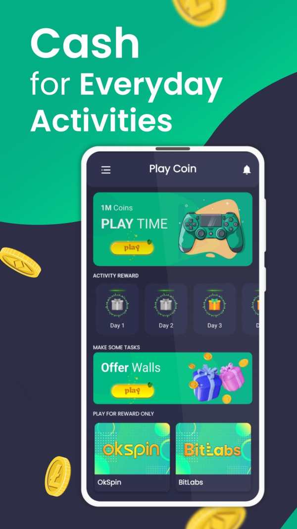 PlayCoin - Games & Rewards screenshot 1