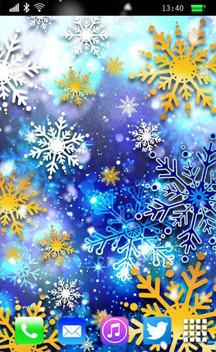 Snowflakes live wallpaper 2019 screenshot 2