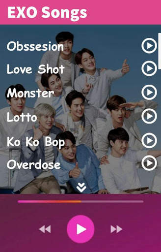 EXO Music Offline - Kpop Songs screenshot 1
