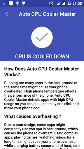 Auto CPU Cooler Master screenshot 5