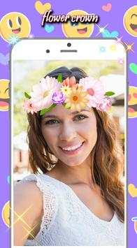 Collage Filters Flower Crown screenshot 1