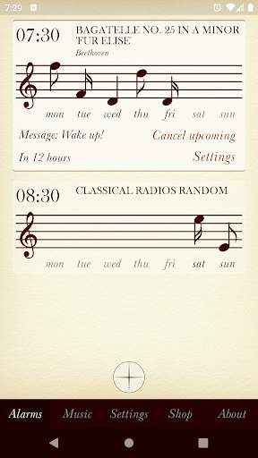 Classical Music Alarm Clock screenshot 1