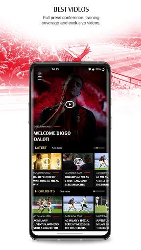 AC Milan Official App screenshot 4