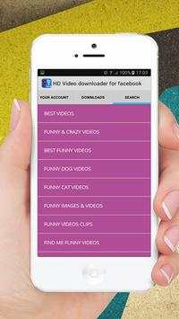 HD Video download for facebook screenshot 3