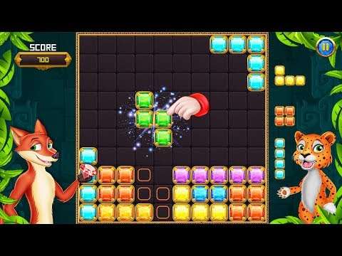 Jewels Jungle Treasure - Block Puzzle Hexa screenshot 1