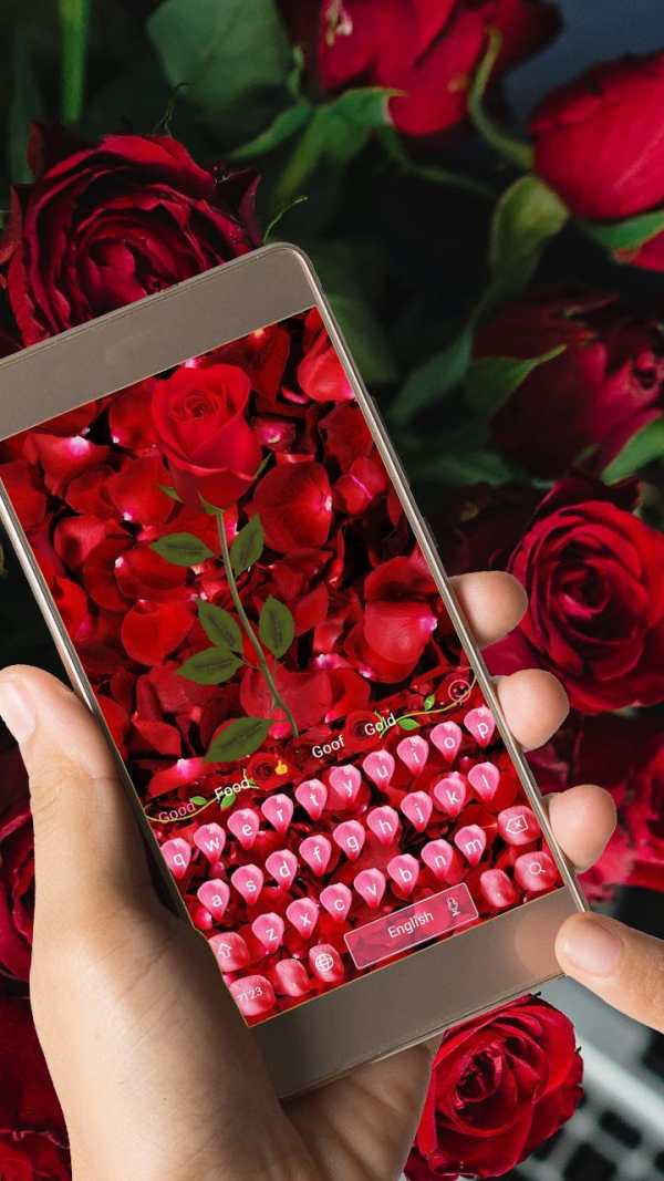Rose petal keyboard screenshot 2